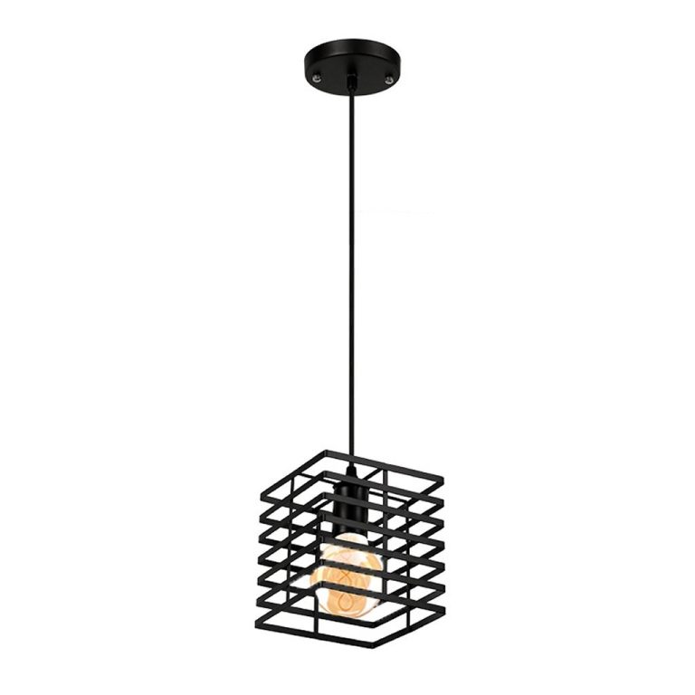 Homestyle Pro MK015-B Industriële Hanglamp 15x18 cm Zwart/Metaal | Kopen bij Flickmyhouse