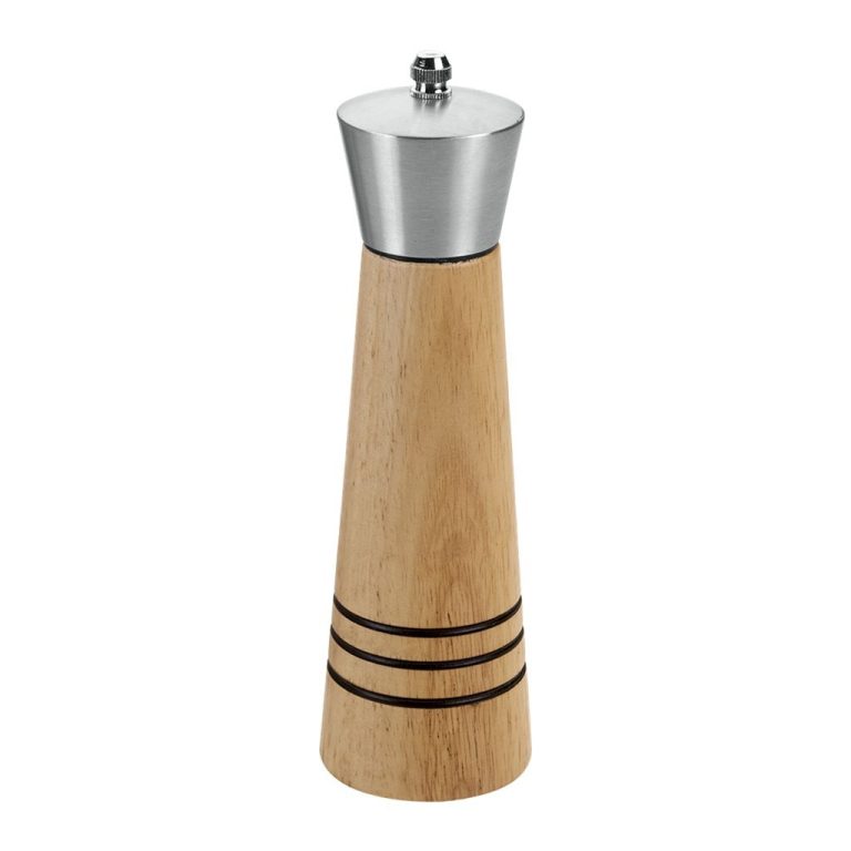 Metaltex Kruidenmolen 21 cm Rubberwood/RVS | Kopen bij Flickmyhouse