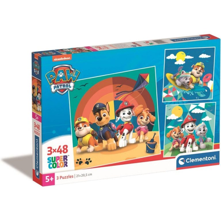 Clementoni Paw Patrol Puzzel 3x48 Stukjes | Kopen bij Flickmyhouse