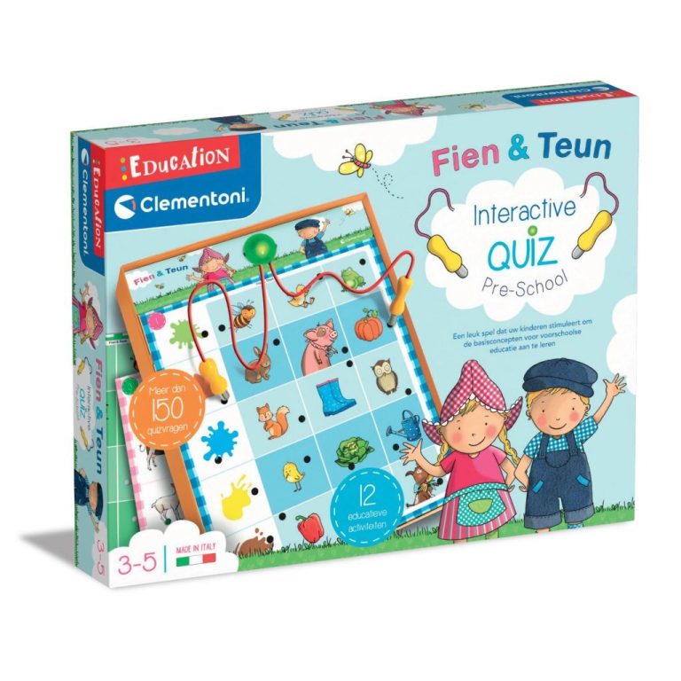 Clementoni Fien en Teun Interactieve Junior Quiz + Licht | Kopen bij Flickmyhouse