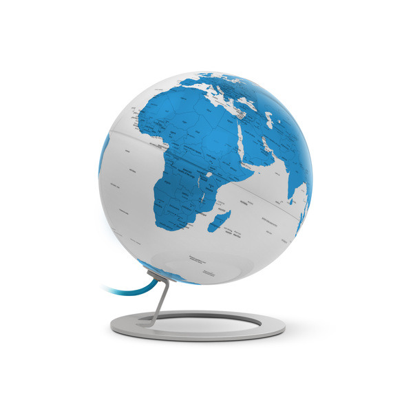 Atmosphere NR-0324IGWT-GB Globe IGlobe Light Turquoise 25 Cm Diameter Metaal/chrome | Kopen bij Flickmyhouse