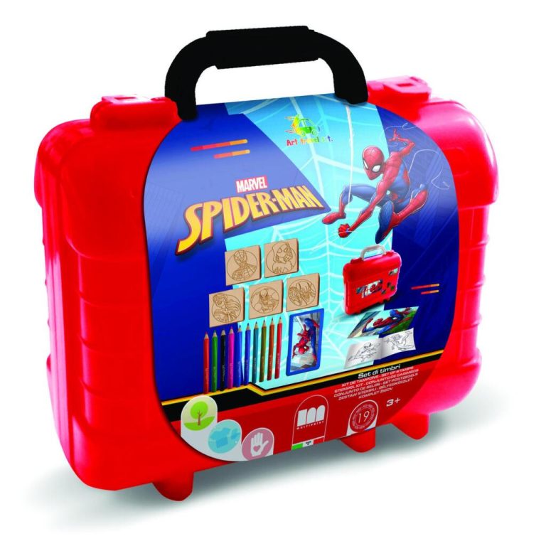 Spiderman Kleuren Stempel Kofferset | Kopen bij Flickmyhouse