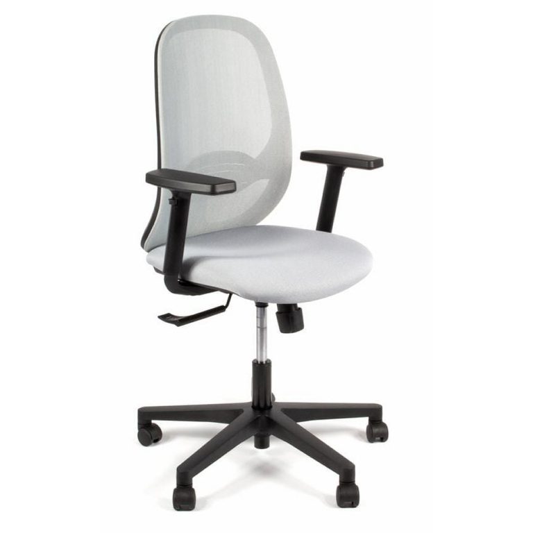 Linea Fabbrica Grace 01 Grijs/Grijs Bureaustoel met 1D Armleuning | Kopen bij Flickmyhouse