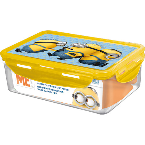 Minions Bewaardoos met Clips 1070ml | Kopen bij Flickmyhouse