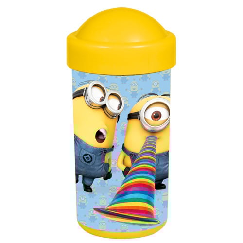 Minions Beker met Deksel | Kopen bij Flickmyhouse