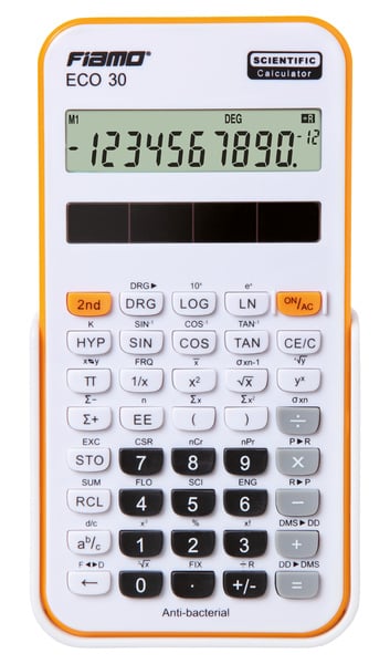 Citizen FI-ECO30OR Calculator Fiamo ECO 30 OR Wit-oranje | Kopen bij Flickmyhouse
