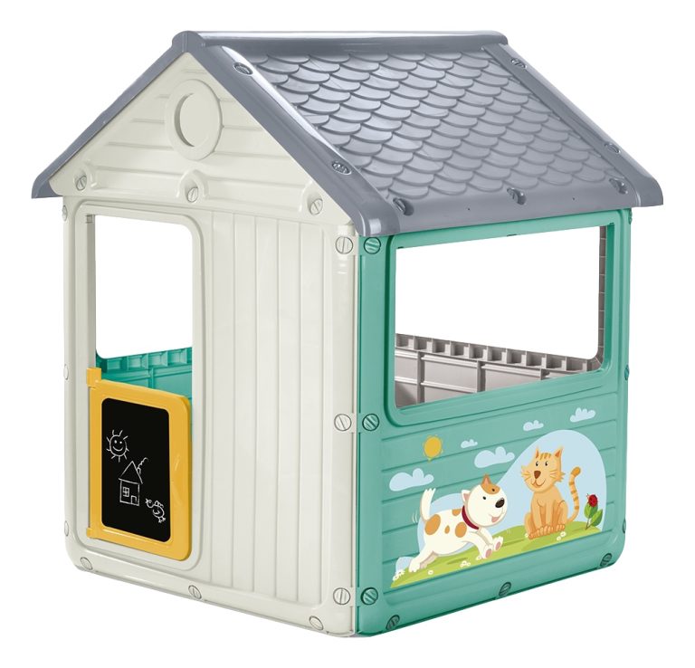 Dolu 2612 Speelhuis Mijn Eerste Speelhuis Wit/Blauw/Geel | Kopen bij Flickmyhouse