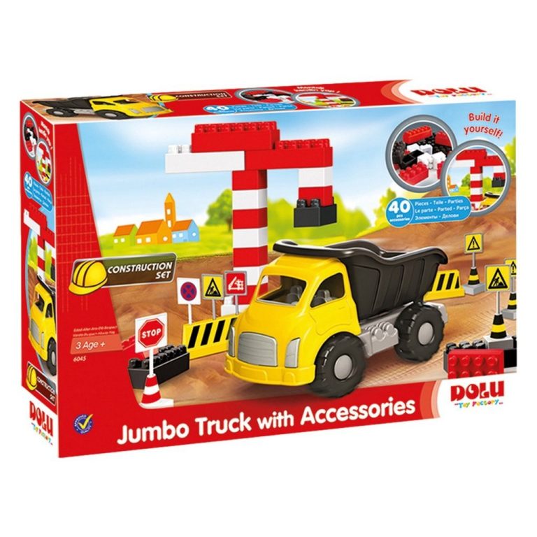 Dolu Jumbo Bouwtruck met Accessoires 40-delig | Kopen bij Flickmyhouse