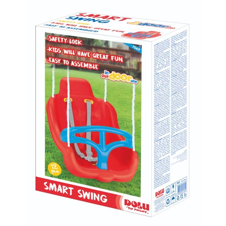 Dolu Schommelstoel Rood/Blauw | Kopen bij Flickmyhouse