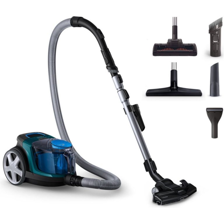 Philips FC9334/09 PowerPro Compact Stofzuiger 900W Zwart/Blauw/Groen/Grijs | Kopen bij Flickmyhouse