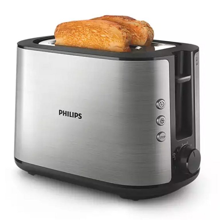 Philips HD2650/90 Viva Collection Broodrooster 950W Zwart/RVS | Kopen bij Flickmyhouse