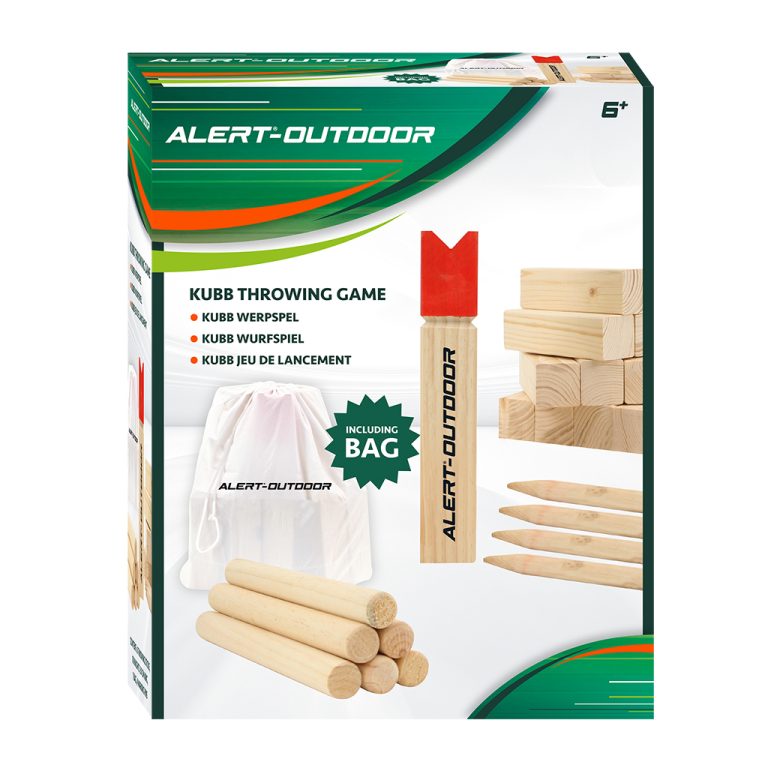 Alert Outdoor Kubb Houten Werpspel + Opbergtas | Kopen bij Flickmyhouse