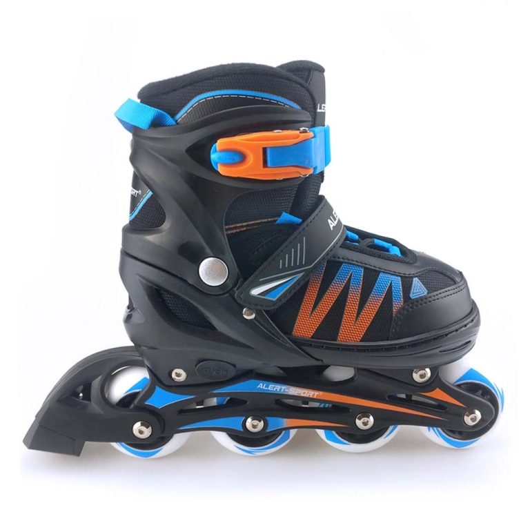 Alert Inline Skates Maat 31-34 Blauw/Oranje/Zwart | Kopen bij Flickmyhouse
