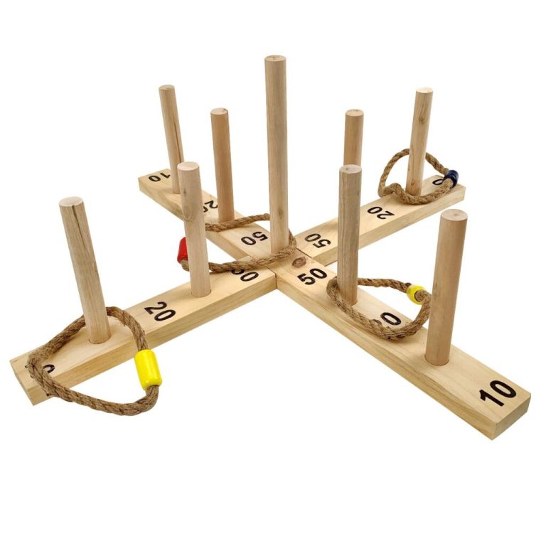 Alert Houten Ringwerpset + 6 Ringen | Kopen bij Flickmyhouse