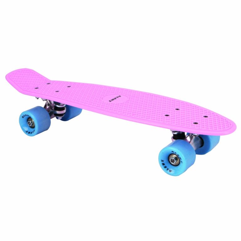 Alert Skateboard 55 cm Roze/Blauw | Kopen bij Flickmyhouse