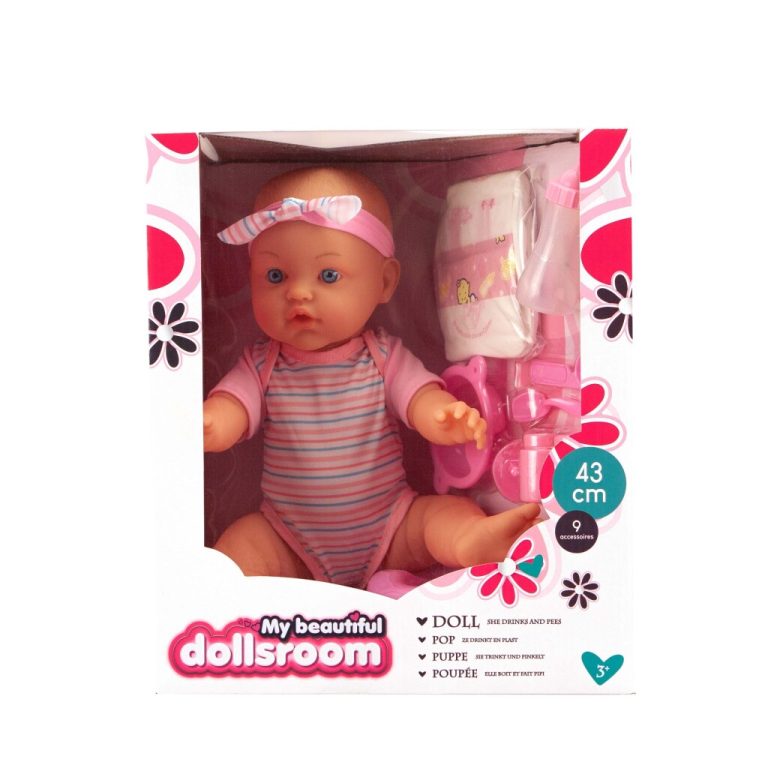 My Beautiful Dollsroom Pop 43 cm + 9 Accessoires | Kopen bij Flickmyhouse