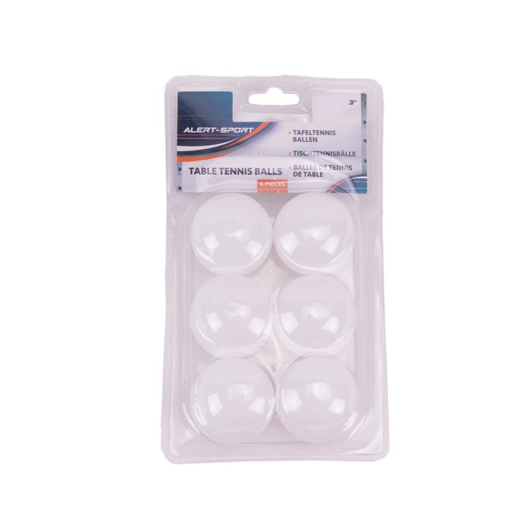Alert Sport Tafeltennis Ballen 6 Stuks | Kopen bij Flickmyhouse