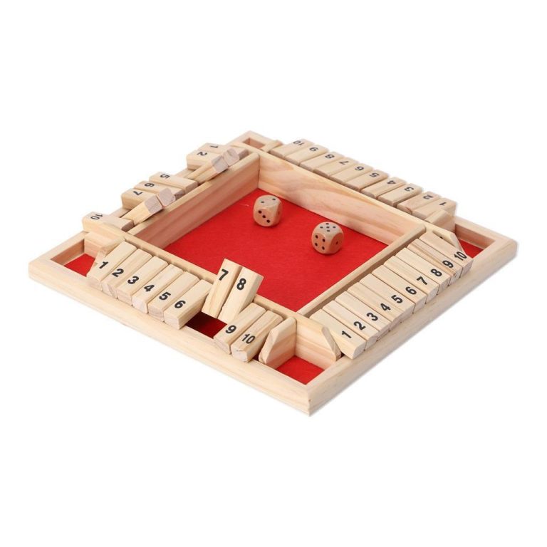 Houten Shut The Box voor 4 Spelers | Kopen bij Flickmyhouse