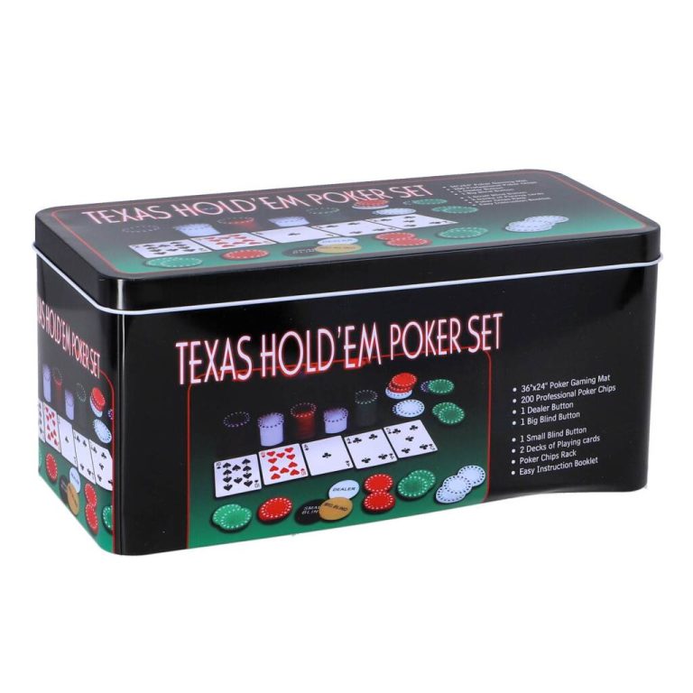 Pokerset in Blik 200-delig | Kopen bij Flickmyhouse