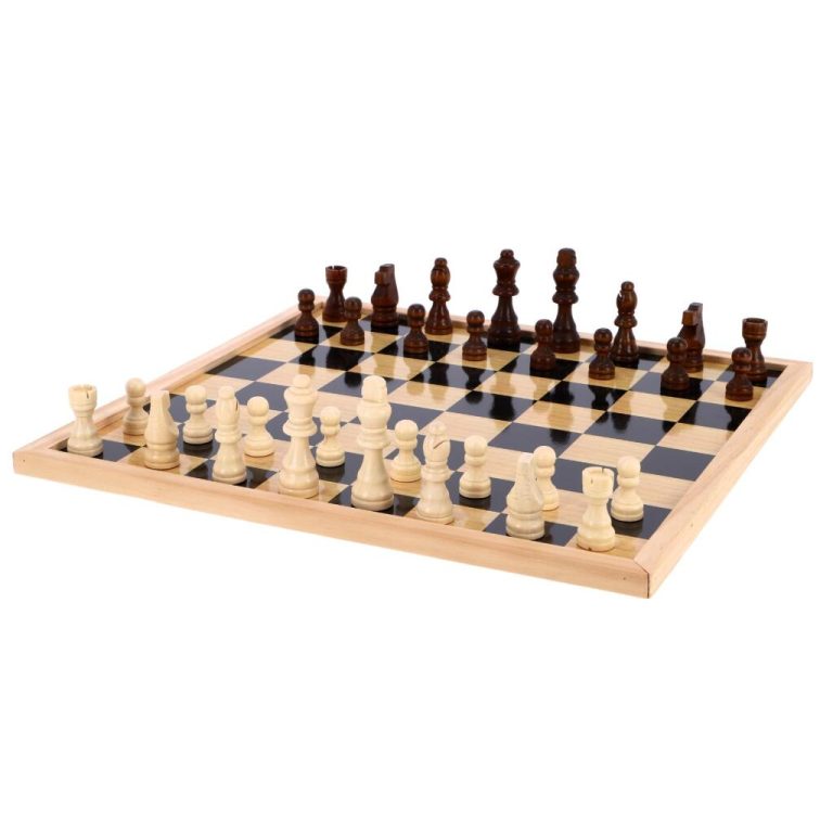 Houten Dam-Schaakbord 40x40 cm | Kopen bij Flickmyhouse