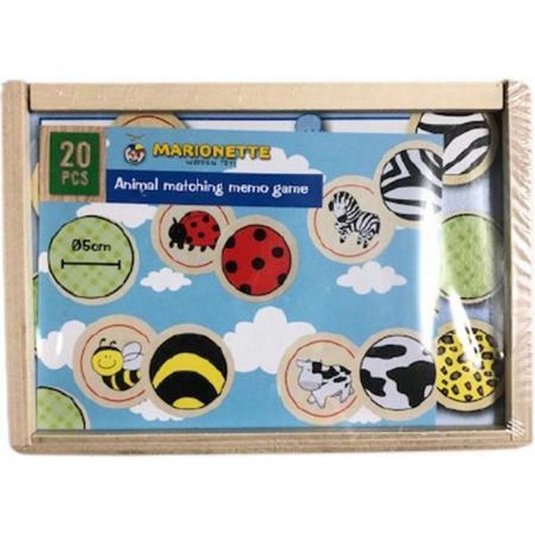 Marionettewood Houten Memory Spel 20-delig | Kopen bij Flickmyhouse