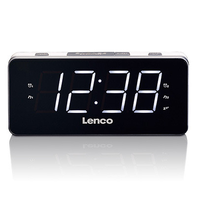 Lenco CR-18 Wekkerradio Wit | Kopen bij Flickmyhouse
