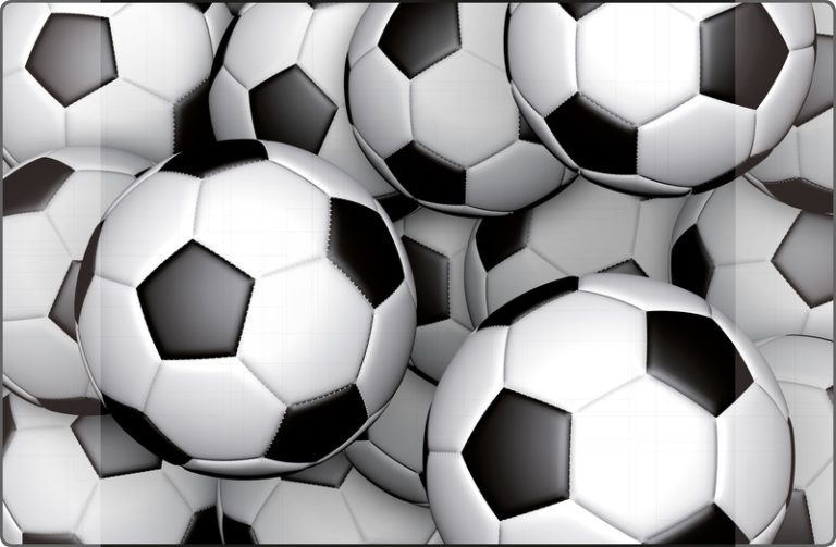 Kangaro K-0014D116 Bureauonderlegger PP 38x58cm Dessin Voetballen | Kopen bij Flickmyhouse