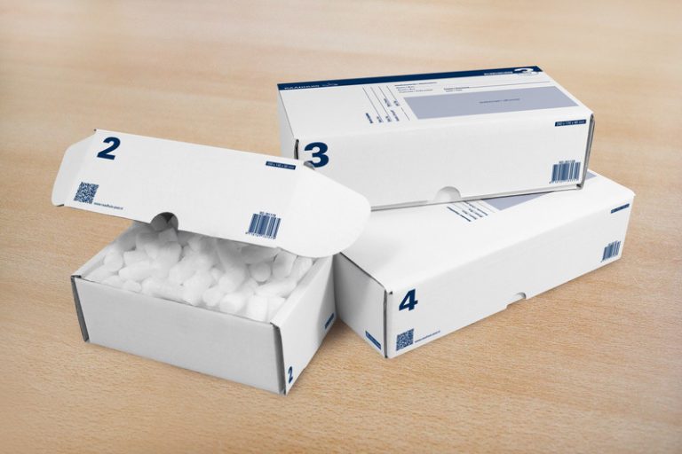 Raadhuis RD-351118-5 Postpakketdoos 1 146x131x56mm Bedrukt 5 Stuks | Kopen bij Flickmyhouse