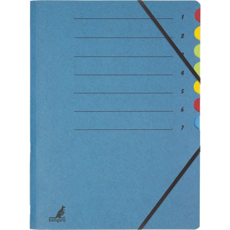 Kangaro K-3010-7 Sorteermap met 7 Tabs | Kopen bij Flickmyhouse