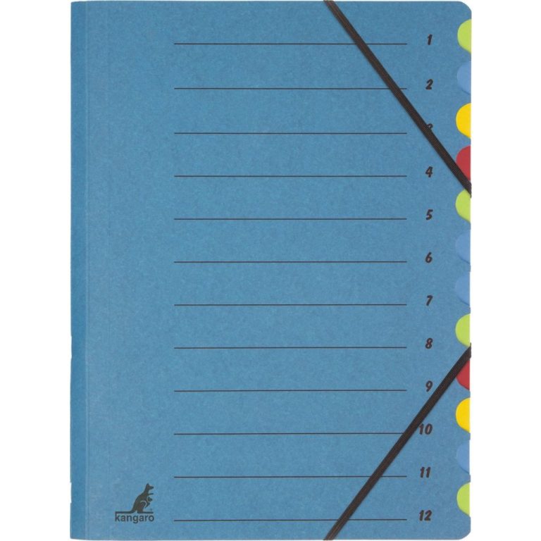 Kangaro K-3010-12 Sorteermap met 12 Tabs | Kopen bij Flickmyhouse