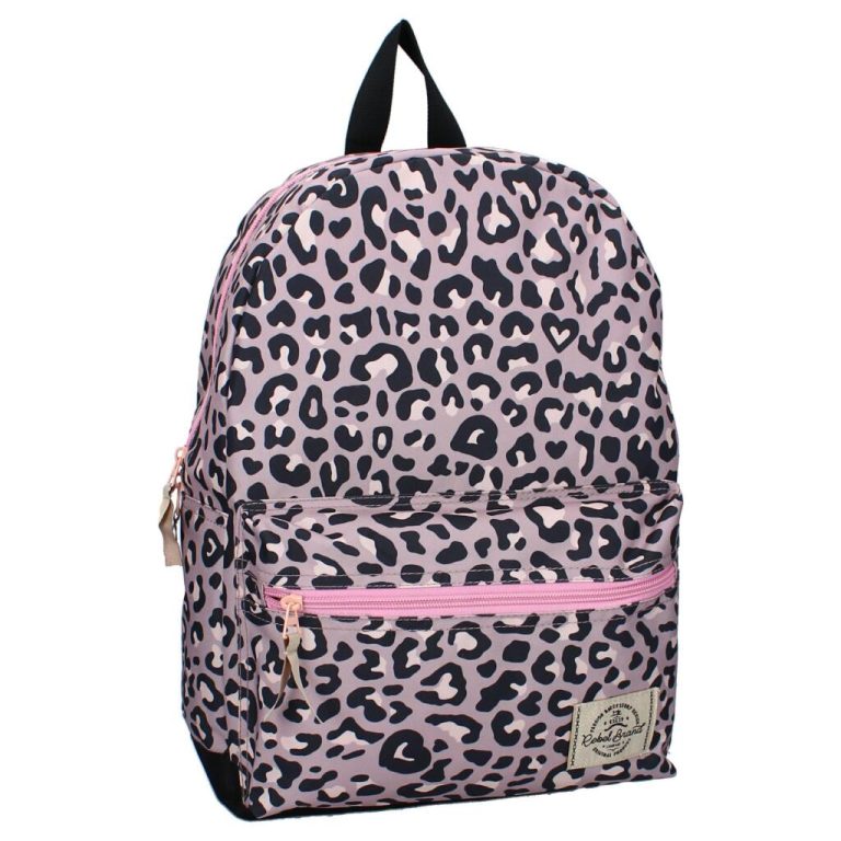 Milky Kiss Rugtas Jungle Vibes 13.6L Roze/Zwart | Kopen bij Flickmyhouse