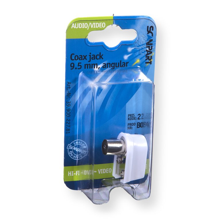 Scanpart Antenne Koppeling 9.5 mm Haaks Wit | Kopen bij Flickmyhouse