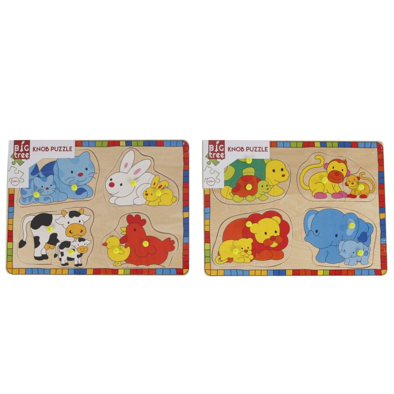 Big Tree Houten Inlegpuzzel Dieren | Kopen bij Flickmyhouse