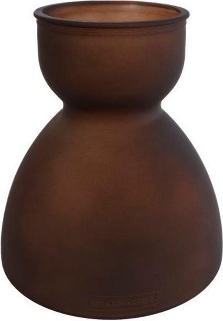 Gifts Amsterdam Vaas Diabolo 22 X 21 Cm Glas Matbruin | Kopen bij Flickmyhouse