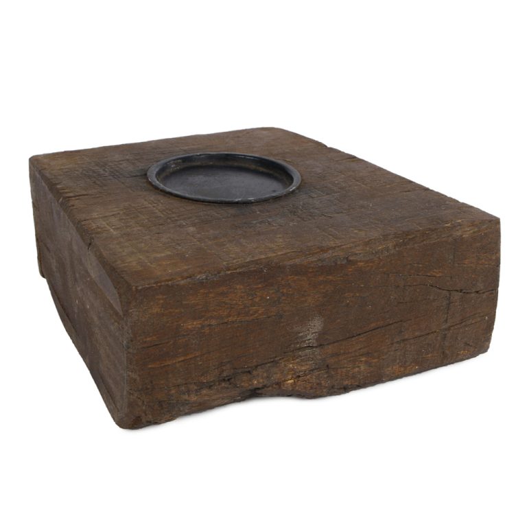 Kandelaar Wim Gemengde Kleuren Gerecycled Hout | Kopen bij Flickmyhouse