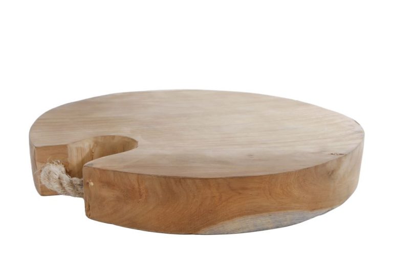 Tapasplank XL rond teak | Kopen bij Flickmyhouse