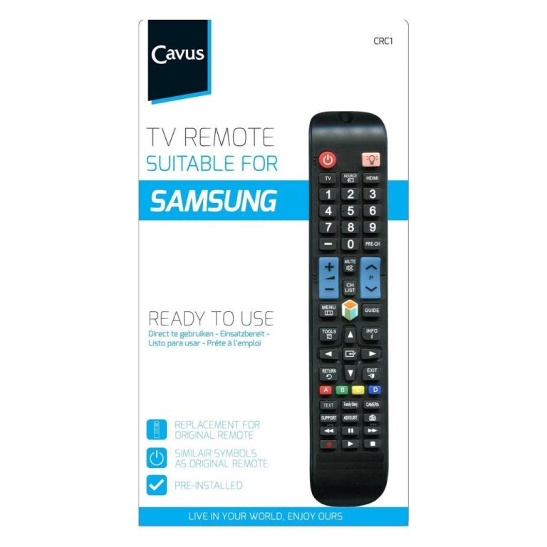 Cavus CRC1 Afstandsbediening voor Samsung TV | Kopen bij Flickmyhouse