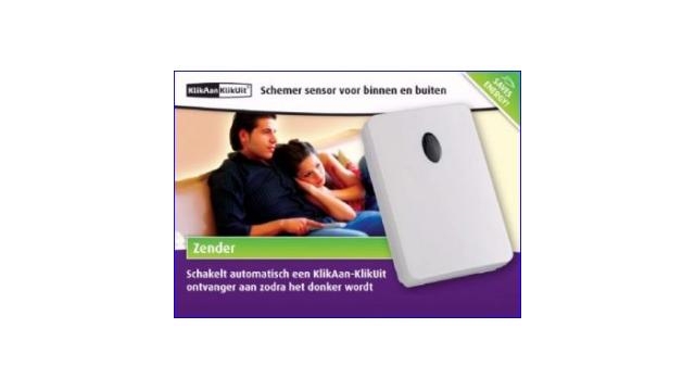 KlikAanKlikUit ABST604 Binnen/Buiten Schemer Sensor | Kopen bij Flickmyhouse