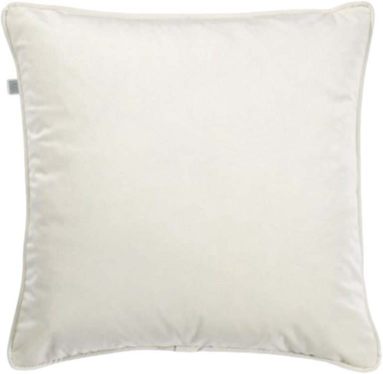 Dutch Decor FINN Sierkussen 45x45 cm Velvet Effen kleur Snow WhiteInclusief Binnenkussen | Kopen bij Flickmyhouse