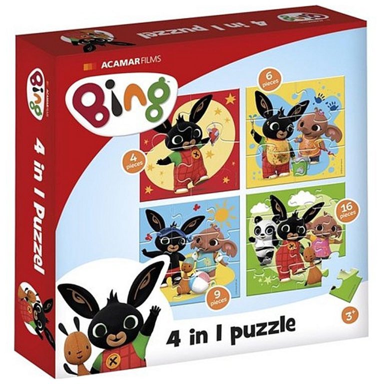 Bing 4in1 Puzzel 4-16 Stukjes | Kopen bij Flickmyhouse