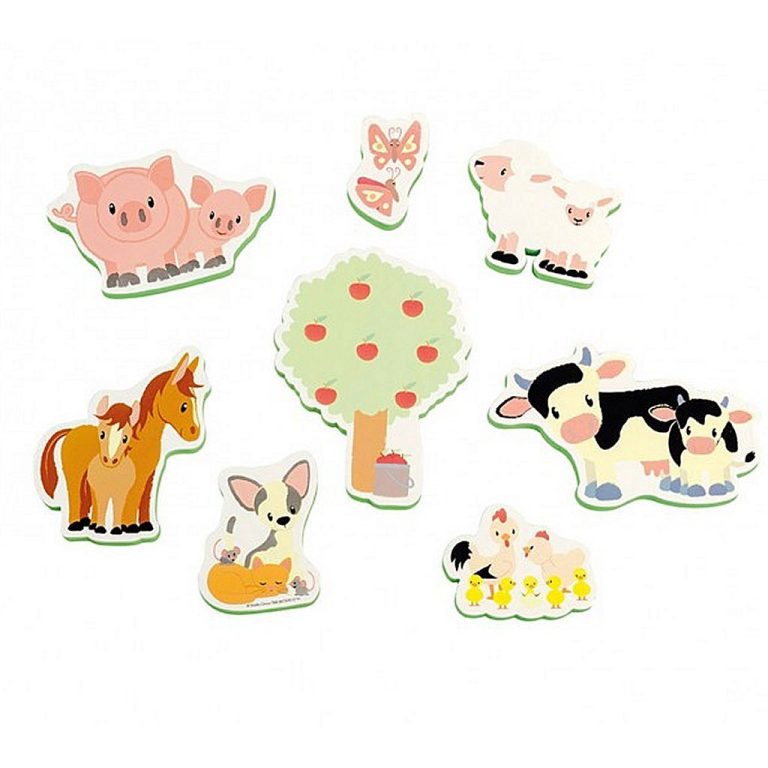 Studio Circus Bad Foamfiguren Boerderijvriendjes 8-delig | Kopen bij Flickmyhouse