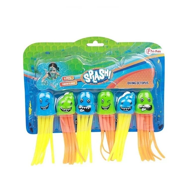 Splash Opduik Octopussen 6 Stuks | Kopen bij Flickmyhouse
