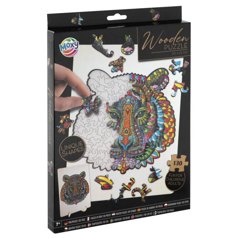 Houten Puzzel Tijger 130 Stukjes | Kopen bij Flickmyhouse