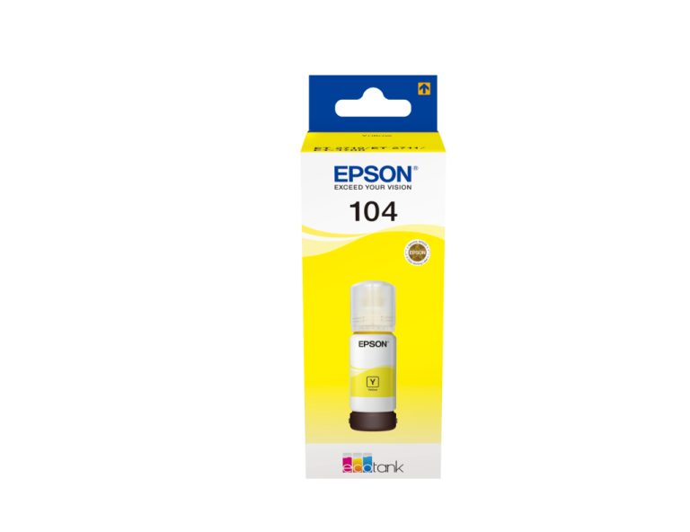 Epson Ecotank 104 Origineel Geel | Kopen bij Flickmyhouse