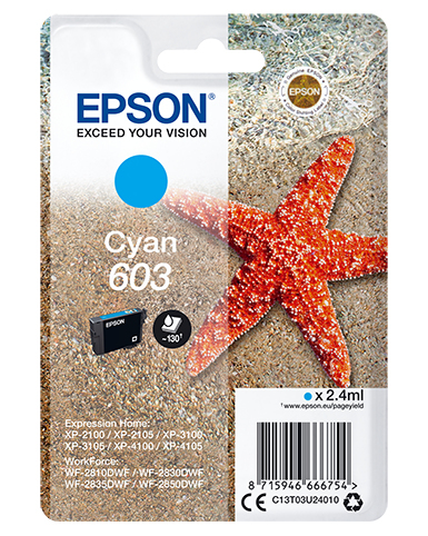 Epson T03u2 Origineel Bl 603 2.4ml | Kopen bij Flickmyhouse