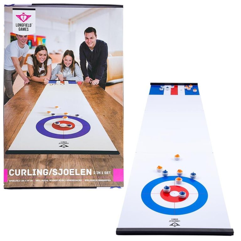Longfield Curling Shuffleboard 180x39 cm | Kopen bij Flickmyhouse