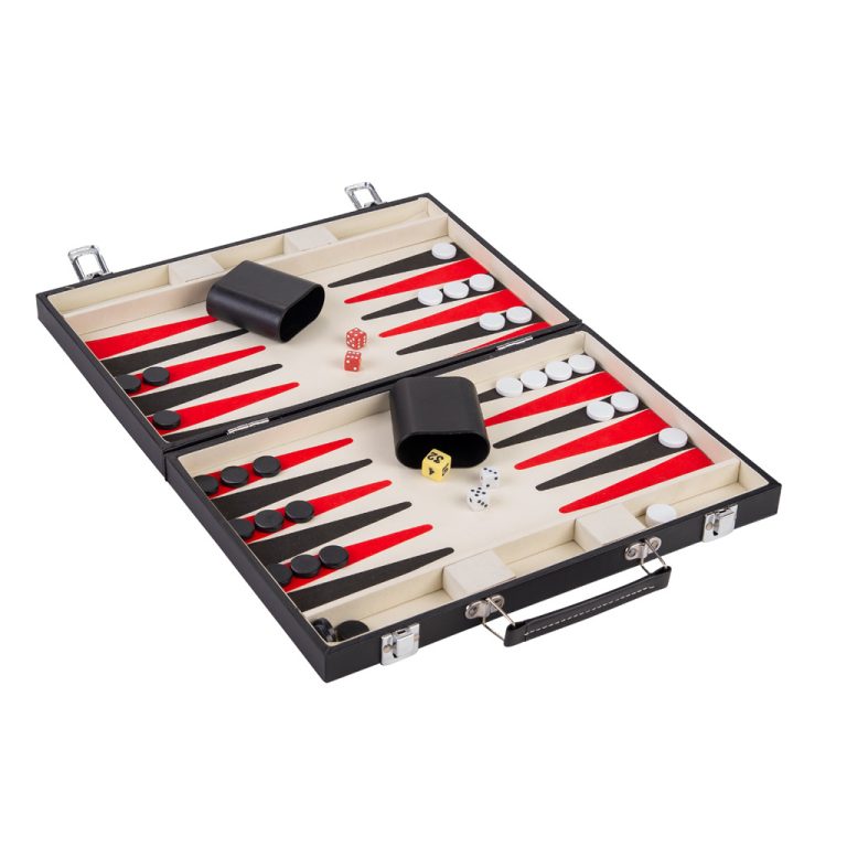Backgammon in Koffer Zwart | Kopen bij Flickmyhouse