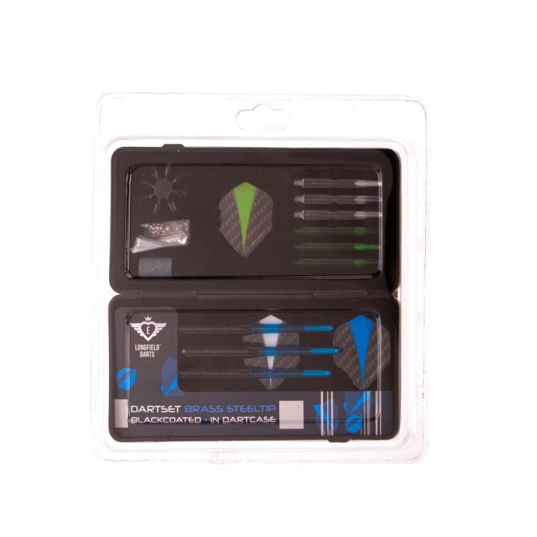 Longfield Darts Brass Steeltip Dartset | Kopen bij Flickmyhouse