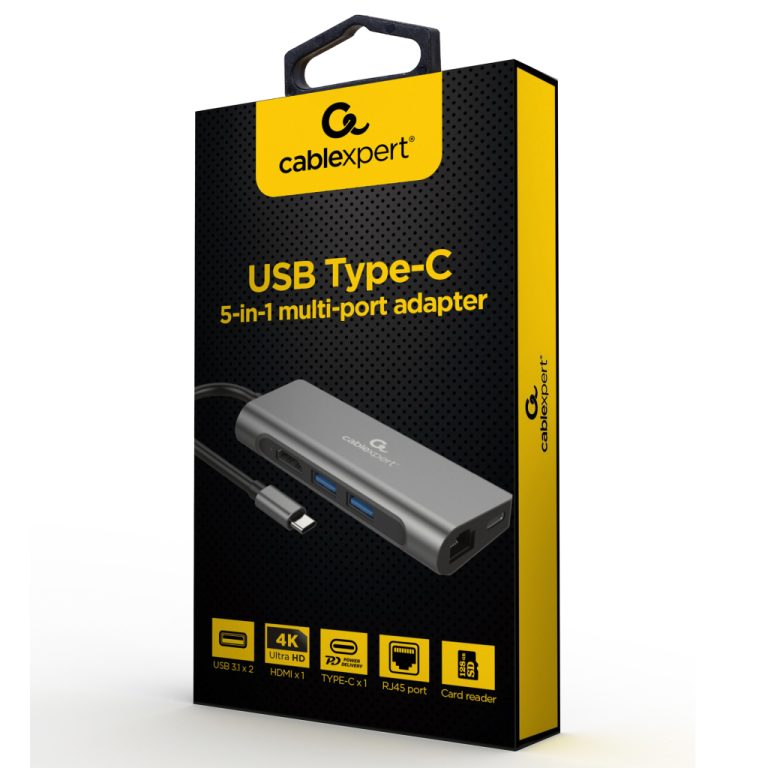 Cablexpert Gmb Usb-c Multi-poort 5-in-1 | Kopen bij Flickmyhouse