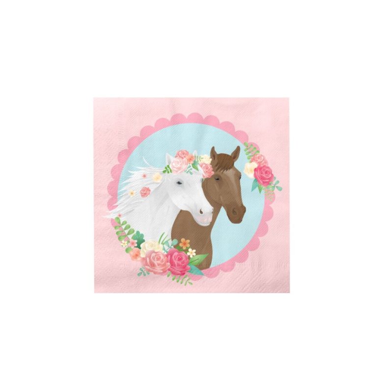 Paarden Servetten 6 Stuks | Kopen bij Flickmyhouse